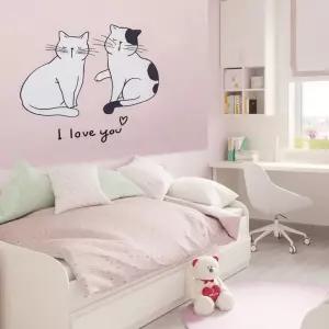 고양이 패브릭 포스터 L 대형