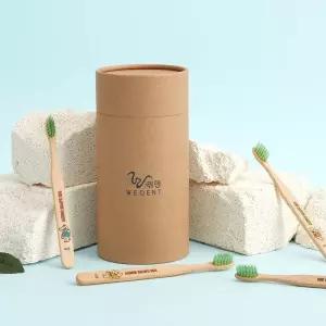 위덴 먼슬리팩 어린이 대나무칫솔 ALL미세모 3-5세용 12개입