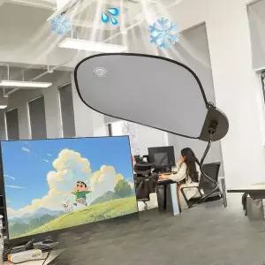 나뭇잎 캐노피 사무실 형광등가리개 가림막 빨판 햇빛 책상 차양막