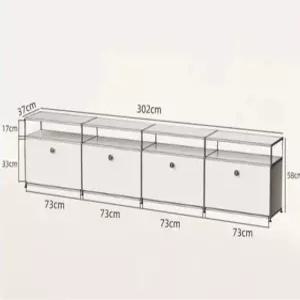 모듈 거실장 북유럽 TV다이 수납형 티비대 인테리어 원목 서랍형 멀티