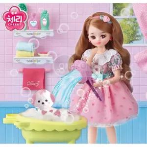 여아 강아지키우기 목욕놀이 인형 장난감 생일선물 역할극 관절