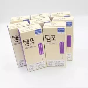 템포 내추럴 탐폰 레귤러 X 8팩 8p 순면 슈퍼 동아제약 생리대 체내형
