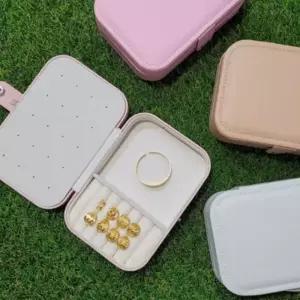 돌반지 보관함 목걸이 반지 귀걸이 팔찌 정리함 미니 케이스 보석 악세사리 쥬얼리 액세서리 파우치 주얼리