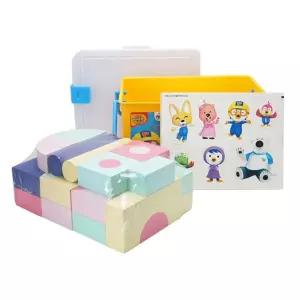 유아 뽀로로 쌓기놀이 소프트 EVA 빅블럭 대형블록 두뇌 어린이