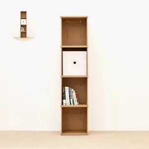 페이퍼팝 종이책장ㅁㅁㅂㅂ 4단(가로34)