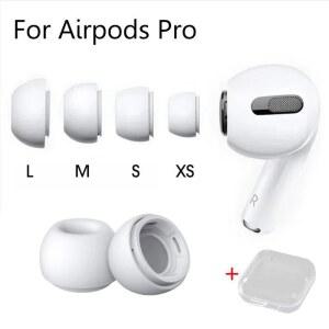 Airpods Pro 1/2 이어 패드 용 R 이어팁 실리콘 케이스 압력 완화 구멍 이어 캡 쿠션 이어팁 버드 이어폰 에어 포드 프로