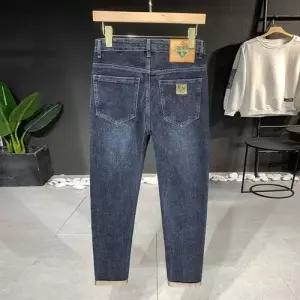 남성 캐주얼 조거 와이드핏 스판 청바지 루즈핏 스키니팬츠바지 봄가을 자수 원픽3