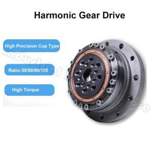 고조파 기어 드라이브 고정밀 컵 유형 Nema17 스테퍼 모터 드라이브 키트 로봇 회전 플랫폼용 40서보 모터 드라이브 키트