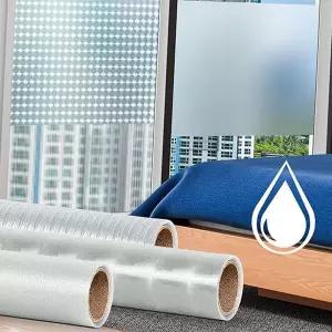 유리창 시트지 프라이버시 열차단 불투명 창문 시트지 무점착 썬팅지 반투명 단열