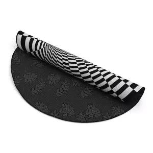 3D 옵티컬 일루전 홀 매트 80cm 러그