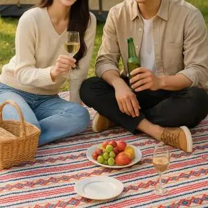 150x100 한강 둔치 피크닉 여행 캠핑 차박 방수 돗자리 패턴 매트 다용도 멀티 소품 홈캠핑 용품