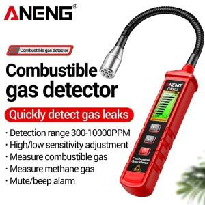 ANENG GN803 가연성 가스 감지기 탱크 누출 테스터 -10~60 ℃ /20~80%RH LCD 디스플레이 센서 미터(음향 조