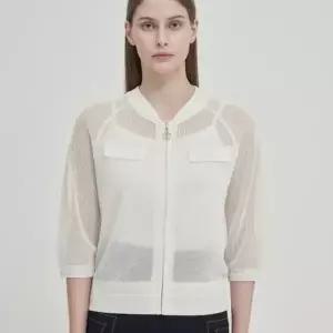 [올리비아로렌]VVCBC5M4181 레터링집업가디건_JK