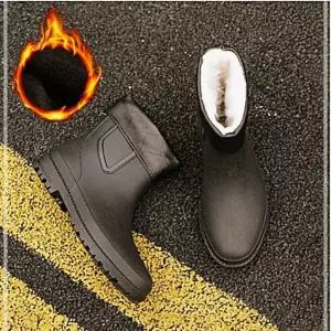 갯벌장화 방한신 내피 제설화 레인부츠 겨울작업화 탈부착 기모 03WFGC7H54 블랙