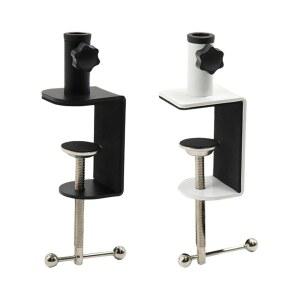 책상 테이블 마운트 클램프, 조정 가능한 나사, 보호 헤비 듀티, 안정적인 암 스탠드, 마이크 모니터, 데스크탑 램프 카메라