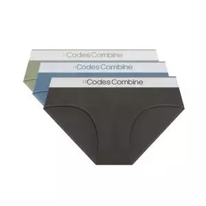 코데즈컴바인이너웨어 CODES COMBINE INNERWEAR 액티브에어 남성삼각 샤인 브리프 3PACK CEMBF553-LDB 4591