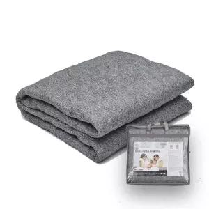 [라헨느] 카본 탄소 워셔블 전기요 스모그그레이 싱글 HL-CP1004