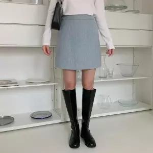 [신세계라이브쇼핑][옷자락] 여자 트위드 밴딩 기모 미니 스커트