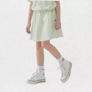 매장정품 리 LEE 키즈 스트라이프 시어서커 스커트 그린 LK2502SR73GN 3187650 V1LDE 1478152