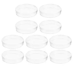 10개 플레이트 실험실 용품 대형 직사각형 페트리 접시