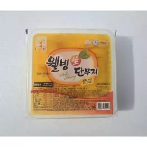 얇은 단무지 2.5 kg 반달 웰빙단무지 1mm 그래도푸드