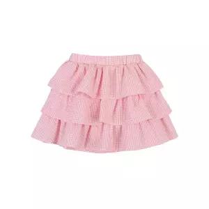 [롯데백화점]아가방 샤샤시어서커체크캉캉스커트(PINK) 01T332051