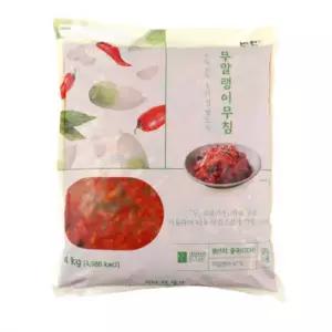 무말랭이무칭 4kg 중국산 반찬단지 양념무말랭이