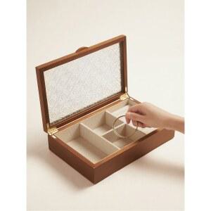 내추럴 우드 보석함 반지상자 자라홈 상자 액세서리 보관함 돌반지 귀걸이 반지 시계