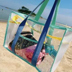 투명 물놀이 가방 비치백 여름바캉스수영 수백 이가 이수영 화장품 이백