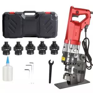 철판 펀칭기 유압 천공기 강판 구멍 천공 압착 스테인레스 타공 이동식