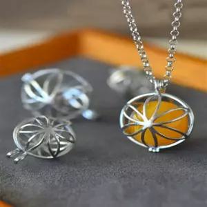 반려동물 목걸이 유골보관 메모리얼 고양이 강아지 순은 체인 펜던트 추모용품