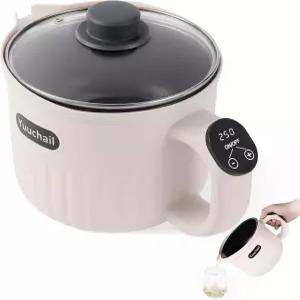 유카이일 터치스크린 왁스 용광로 디지털 온도 조절 120°F-260°F 양초 및 비누 만들기용 전기 붓기