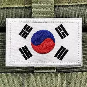 태극마크 태극기 DD 12879 패치 와펜 DIY