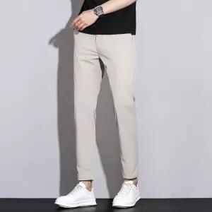 원더우면 남성 팬츠 캐주얼 스판 통기성 솔리드 봄여름 소프트 9부 OPH1