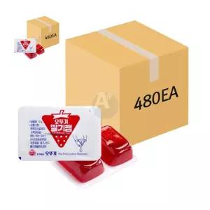 스트로베리잼 오뚜기 일회용 딸기잼 디스팬팩 480개입 12g (1BOX)