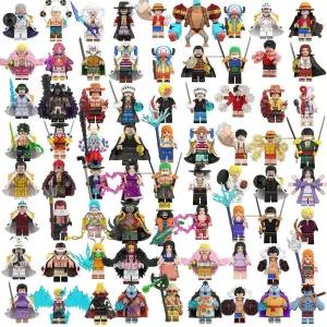 원피스 미니 블럭 루피 조로 세트 72명 상디 1-9 시즌 피규어