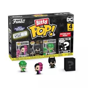 Funko Bitty POP! 배트맨 85th - 두 얼굴 4팩 및 서프라이즈 미스터리 미니 피규어 2.2cm(0.9인치) DC