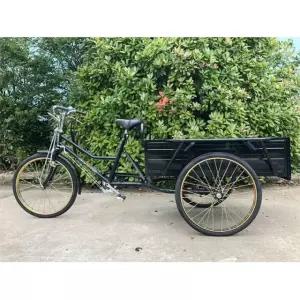 삼륜 자전거 옛날 짐 운반용 과수원 쌀집 빈티지 복고 바이크 휠 세발 대용량