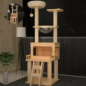 스크래처 고양이 냥이 놀이 하우스 쉼터 숨숨집 6단 캣타워