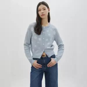 [롯데백화점]씨씨콜렉트 플라워 자카드 가디건_C261KSL002