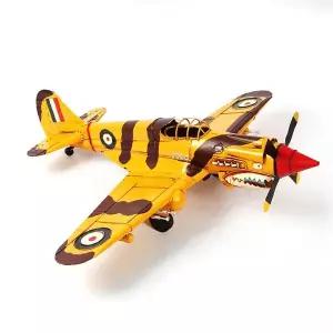 철제 전투기 모형 방꾸미기 촬영소품 인테리어 엔틱