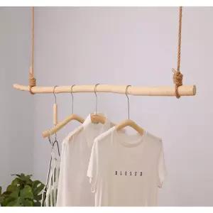 옷가게 행거 나무행거 원목 천장행거 의류매장