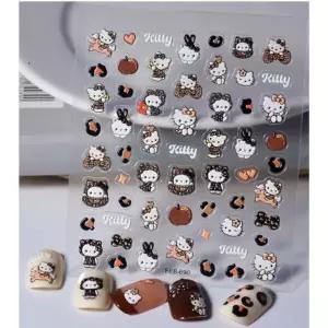 키티 네일 스티커 호피 캐릭터 파츠 산리오 아트 재료