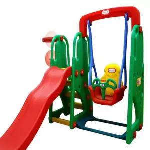 ms 파도미끄럼 그네세트 유아 어린이/놀이/그네/놀이터/유아용/실내/가정용/놀이기구/간이/아이/미끄럼틀