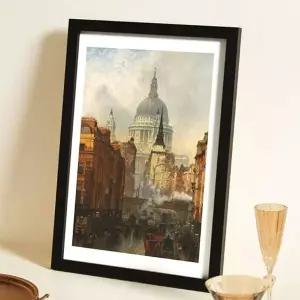 나무액자 상장보관 우드 액자 블랙 고급 A4