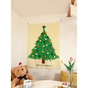 겨울 인테리어 크리스마스 트리 카페 연말파티 장식 홈파티 패브릭 포함 고