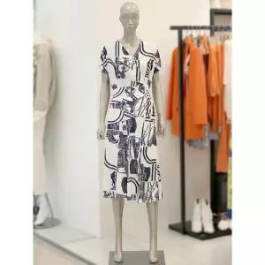 제시뉴욕 세이브존03 제시뉴욕 어깨 트임 패턴 브이넥 원피스 YAJE45NSOP2640Y