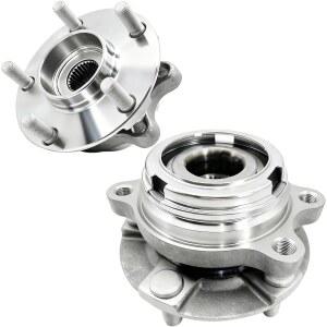 Aspligo 2Pcs 513294 전륜 베어링 허브 어셈블리, 닛산 알티마 2007 2008 2009 2010 2011 2012 (2.5L 4기통 모델만 해당), 5 러그 /ABS