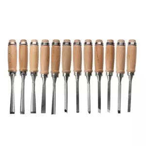 정밀 목공 조각칼 12종 세트텅스텐도 조각도 초경도 우드카빙툴 예공구 DIY 취미 나무 전문가용도 입문용도