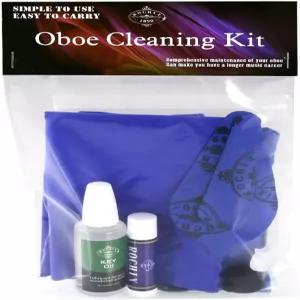 오보에 클리너 케어 클리닝 키트 유지보수 키 오일 코르크 그리스 스왑 천 패드 흡수 엄지 받침대